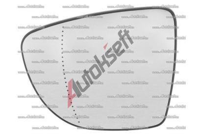 L sklo zpětného zrcátka s plast. držákem 36.87.215, 963658306R L sklo zpětného zrcátka s plast. držákem 36.87.215, 963658306R