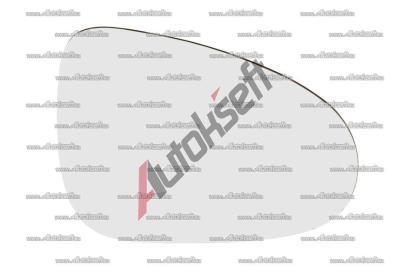 P sklo zrctka s plastovm drkem 42.65.214, RG157319