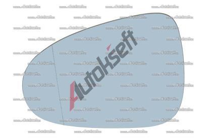 L sklo zrctka s plastovm drkem 42.65.217, RG185483
