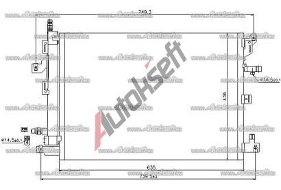 chladi klimatizace - kondenztor TOP QUALITY 44.34.541Q