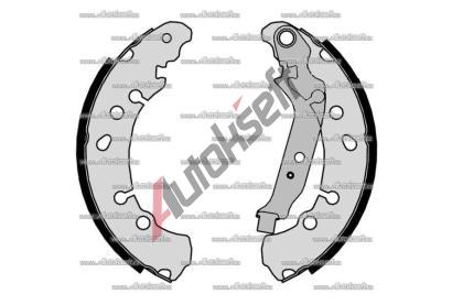 Starline Sada brzdových čelistí BC 09320, 8592808011651 Starline Sada brzdových čelistí BC 09320, 8592808011651