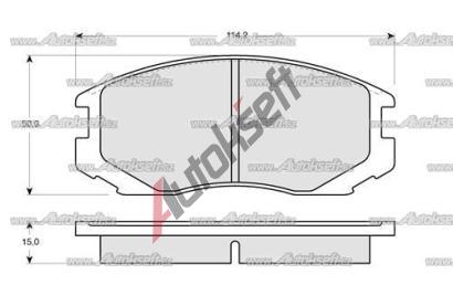 Starline Sada brzdovch destiek BD S152, 8592808013266