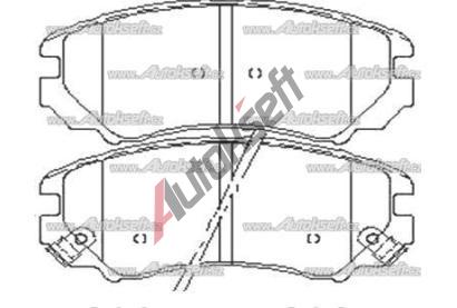 Starline Sada brzdovch destiek BD S445, 8592808015789