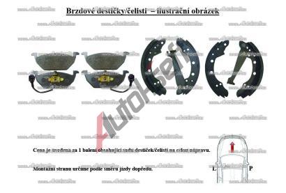 Starline Sada brzdovch destiek BD S738, 13301207