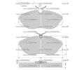 Sada brzdovch destiek Starline ‐ BD S820P
