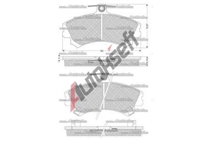 Starline Brzdové destičky, sada BD S821P, 8592808356219 Starline Brzdové destičky, sada BD S821P, 8592808356219