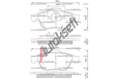 Starline Brzdov destiky, sada BD S825P, 8592808356363