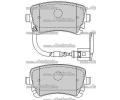 Sada brzdovch destiek Starline ‐ BD S826P
