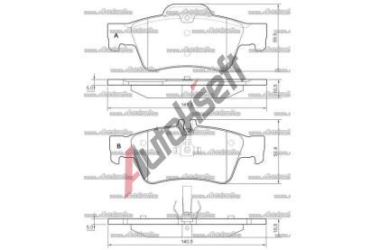 Starline Brzdov destiky, sada BD S827P, 8592808356776