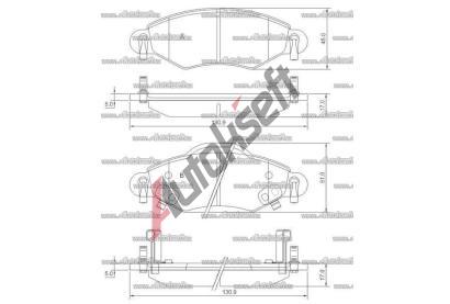 Starline Brzdov destiky, sada BD S828P, 8592808356967