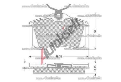 Starline Brzdov destiky, sada BD S831P, 8592808355595