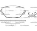 Sada brzdov�ch desti�ek&nbsp;Starline&nbsp;&dash;&nbsp;BD S832P
