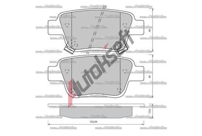 Starline Brzdové destičky, sada BD S834P, 8592808357186  Starline Brzdové destičky, sada BD S834P, 8592808357186
