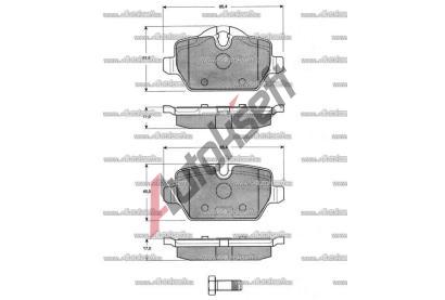 Starline Brzdové destičky, sada BD S835P, 8592808357353 Starline Brzdové destičky, sada BD S835P, 8592808357353