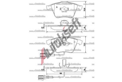 Starline Brzdov destiky, sada BD S837P, 8592808357209