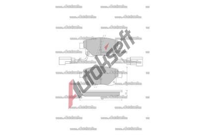 Starline Brzdov destiky, sada BD S850P, 8592808357032