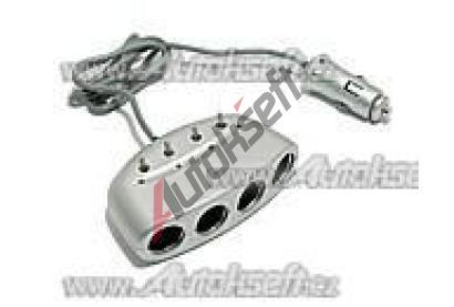 Rozbo�ka 12V 4x z�suvka s vyp�na�em DO 33198
