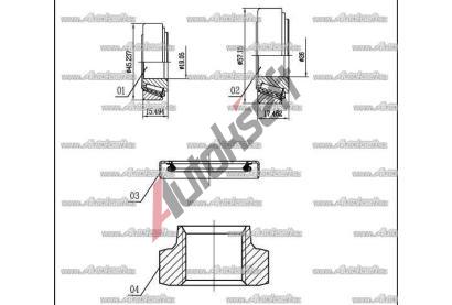 Starline Sada lo�iska kola LO 00926L, 8592808088523