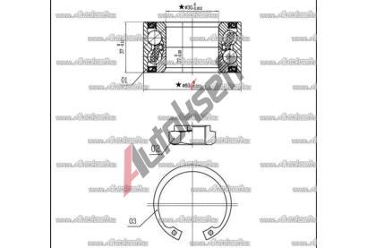 Starline Sada lo�iska kola LO 01307, 8592808088660
