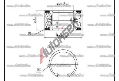 Starline Sada lo�iska kola LO 01318, 8592808088684