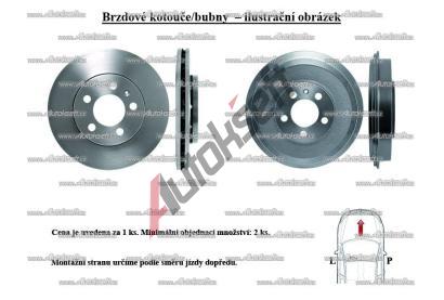 Starline Brzdov kotou chlazen - 258 mm PB 21403, 1421688