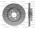 Starline Brzdov kotou chlazen, lakovan - 280 mm PB 2719C, D1317