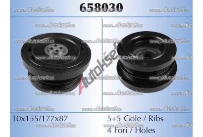 Starline řemenice klikové hřídele RS 658030, 8592808233862 Starline řemenice klikové hřídele RS 658030, 8592808233862
