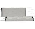 Filtr vzduchu v interiru Starline ‐ SF 2KF9497