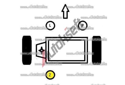Starline silentblok zaven motoru SM 0306, 8592808267300