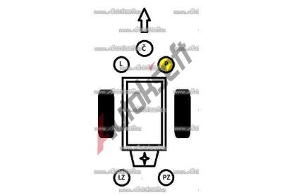 Starline silentblok zaven motoru SM 0433, 8592808267683