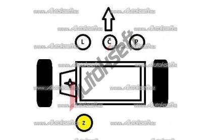 Starline uloen motoru a pevodovky SM 0733, 5684166