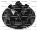 ORIGINAL pedn znak "VW" - leskl chrom/antracit VAG 1T0853601AFDY, 1T0853601