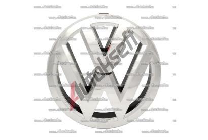 ORIGINAL pedn znak "VW" chrom/ern [10-] VAG 1T0853601EULM, 1T0853601EFDY