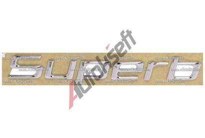 ORIGINAL Zadn chromov npis SUPERB VAG 3T08536872ZZ, 3T08536872ZZ