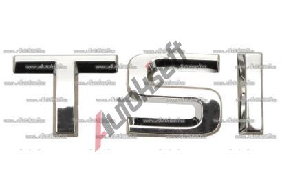 ORIGINAL zadn npis TSI, chromov VAG 5JA853687B2ZZ, 5JA853687B2ZZ