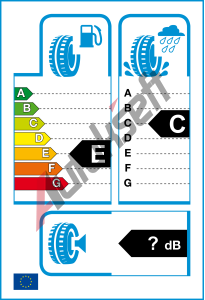 EU ttek - Valiv odpor: E | Zbr na mokru: C | Hlunost: 0db